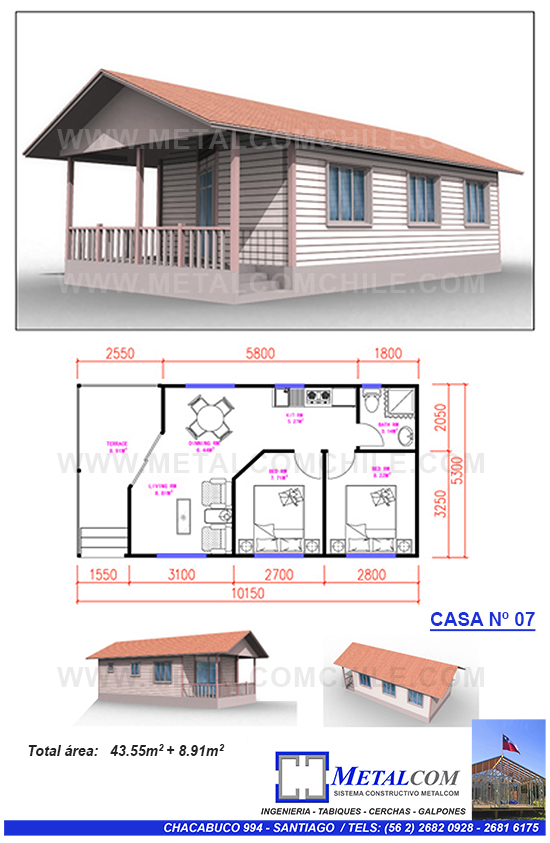 METALCOM KIT DE CASAS -www.metalcomchile.com - SITIO OFICIAL METALCOM